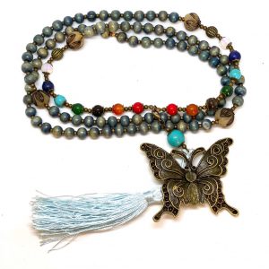 Japa Mala 7 Chakras Mariposa